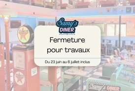 fermeture pour congé annuel du 23/06 au 06/07 