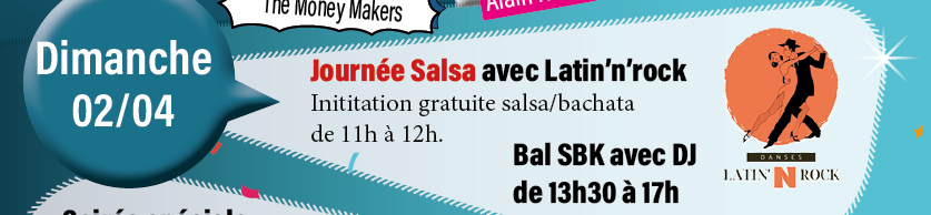 Dimanche 02/04 : Sunday Salsa 