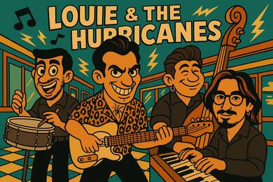 Jeudi 02/10 : Concert de rock'n'roll avec Louie and the hurricanes 