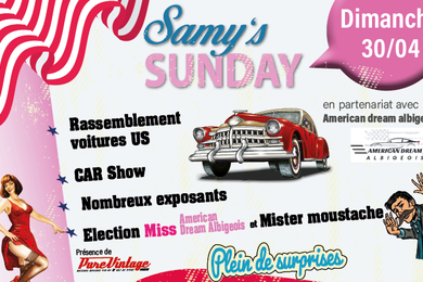 dimanche 30/04 : Samy's Sunday avec American dream albigeois 