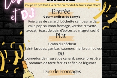 Mercredi 31/12 : Soirée du Reveillon 2026